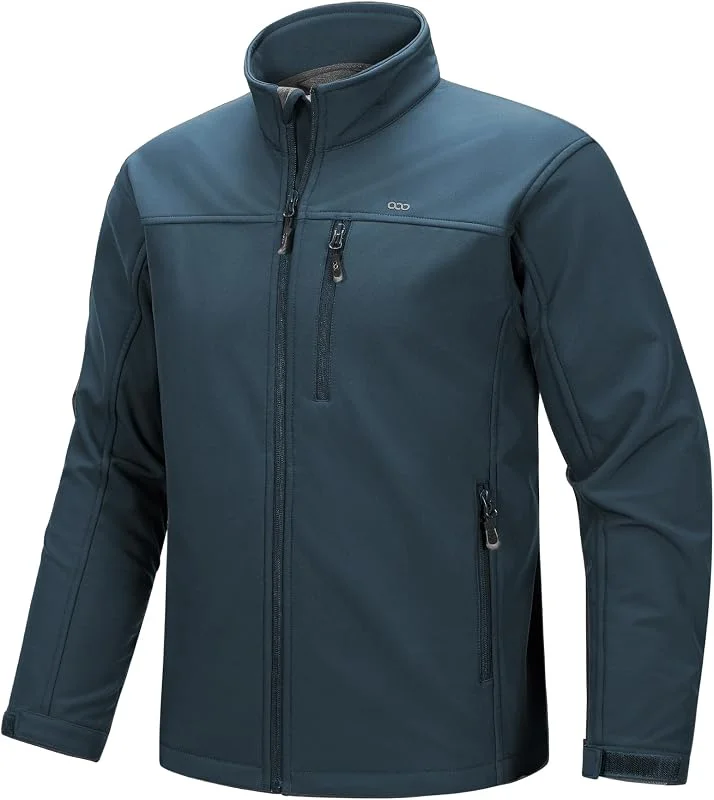 33, 000ft Herren Wasserdichte Softshelljacke Fleece Gefütterte Outdoorjacke — Heizkleidung