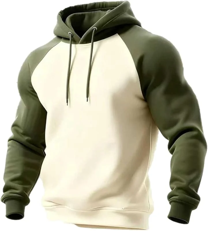 Herren Sweatshirt Kapuzenpullover Langarmshirt Mit Kapuze Lockerer Activewear Für Herren Baumwollmischung Sportlicher Hoodie — Heizkleidung