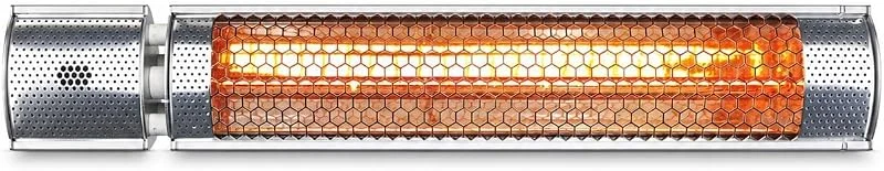 VONALA TERRAL L2000 Infrarot-Heizstrahler für Terrassen, 1000, 2000 W, kurze Welle, Fernbedienung, IPX5, Anker im Lieferumfang enthalten — Heizung Warmepumpe