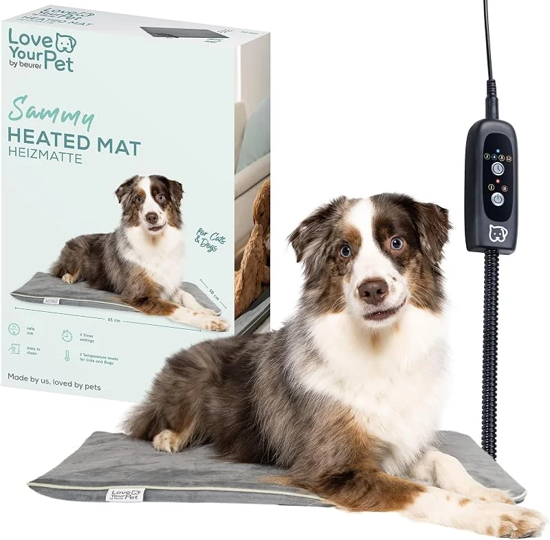Beurer Love Your Pet Heizmatte L Sammy für Hunde und Katzen, 65 x 50 cm — Heizung Warmepumpe