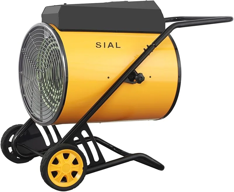 SIAL D30 Heizlüfter Bauheizer 30kW 400V IP24, Energiesparend mit Thermostat — Heizung Warmepumpe