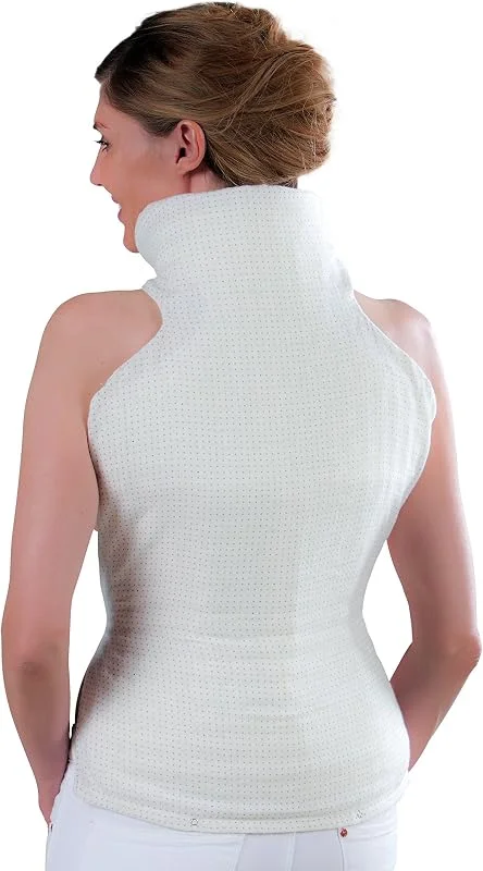 bosotherm 1300 Nacken-Rücken-Heizkissen – Wärmekissen aus Microfleece zur Entspannung mit abnehmbarer Zuleitung und Abschaltautomatik – Maße: 62 x 42 cm — Heizung Warmepumpe