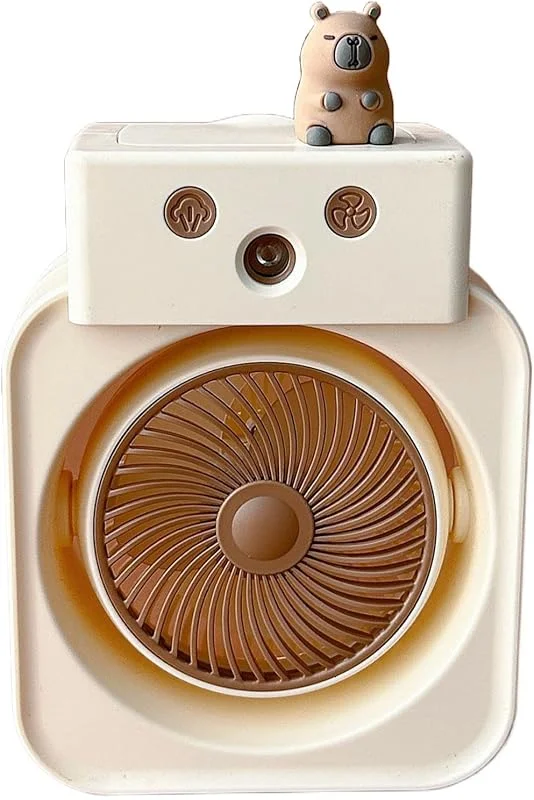 Tischventilator, Kühlspray, USB-Aufladung, kleiner Nebelventilator — Luftbefeuchter
