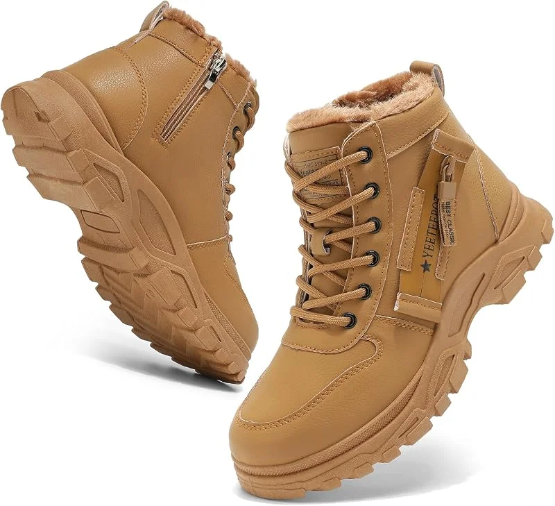 Damen Winterstiefel Warm Gefütterte Winterschuhe Freizeitschuhe — Heizkleidung