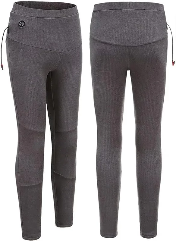 Beheizte Damenhosen, Leggings mit elektrischer Heizung, Hosen für Camping, Wandern, Motorradfahren — Heizkleidung