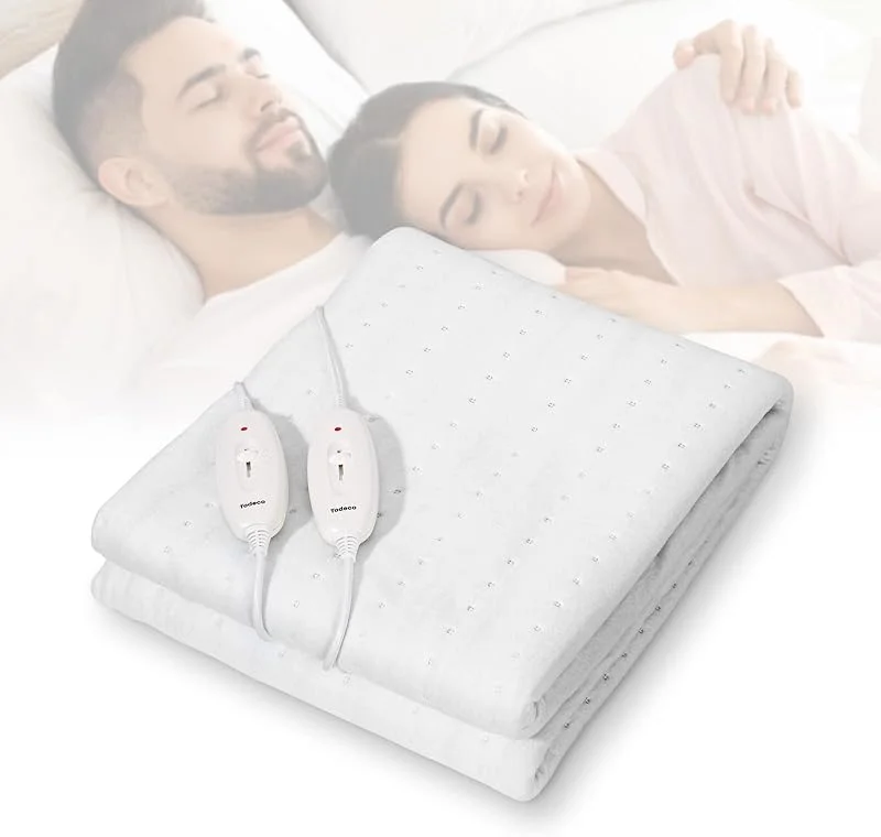 Todeco Wärmeunterbett 160 x 140 cm anschmiegsame Wärmebettunterlage — Heizung Warmepumpe