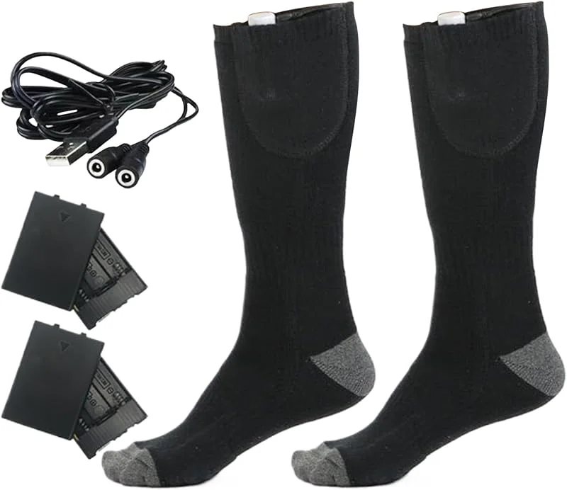 Elektrische Socken, Sportzubehör, warm, waschbar, bequem — Heizkleidung