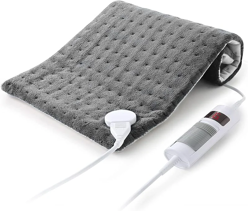 CURECURE Heizkissen mit Abschaltautomatik Wärmekissen 30x60cm, Grau — Heizung Warmepumpe