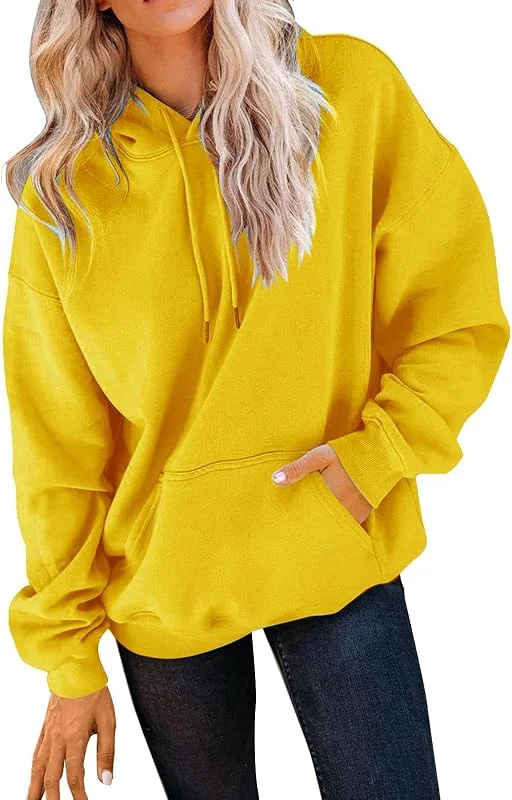 Sportjacke Damen Casual Pocket Langarm Seil Pullover Top Still Sweatshirt Jacke Herbst Plüschjacke Coole Hoodies Hoodie Gelb Decke Avocado Outdoor Winterjacke Matching Oversize Hoody — Heizkleidung