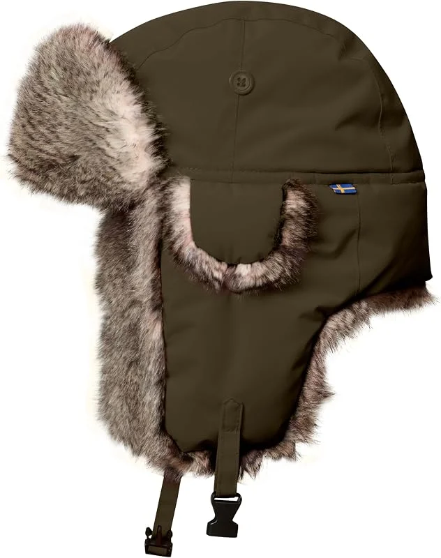 Fjällräven Unisex Varmland Heater Mütze, Dark Olive, Einheitsgröße EU — Heizkleidung