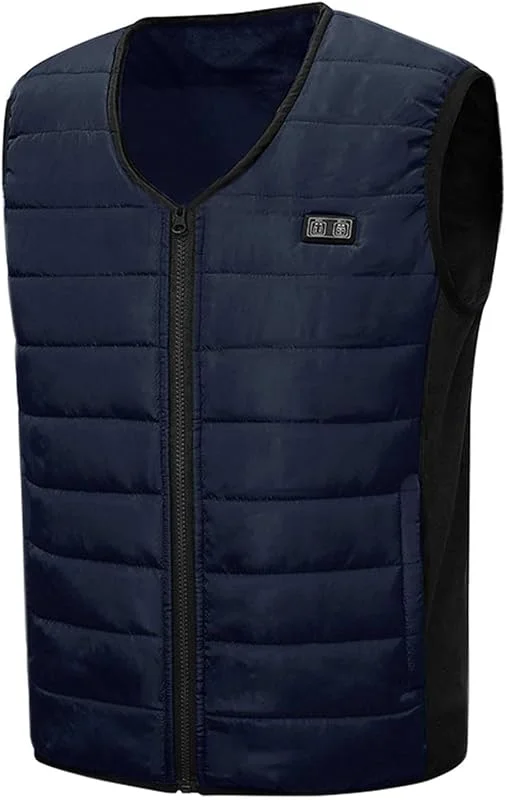 Generisch Herren Winter Control 12 Heizanzug thermostatische elektrische Heizweste mit einstellbarer Wärmeregulierung für Outdoor-Aktivitäten — Heizkleidung