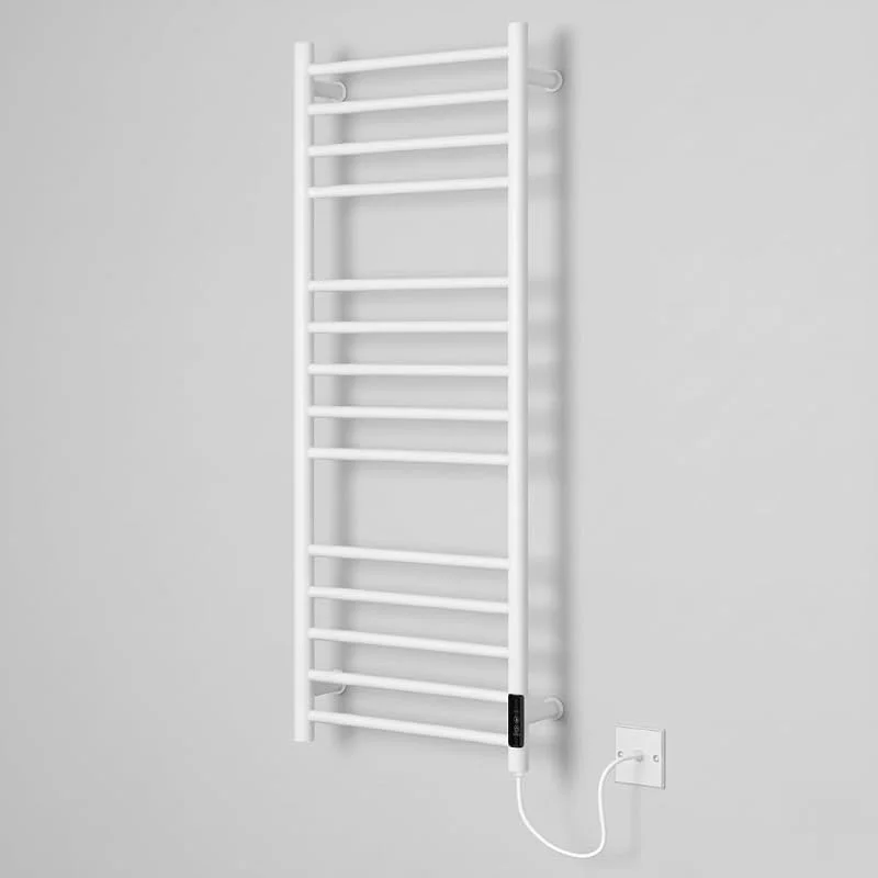Manissa Siena Handtuchhalter, elektrisch, beheizt, 300 x 1000 mm, Weiß — Heizung Warmepumpe