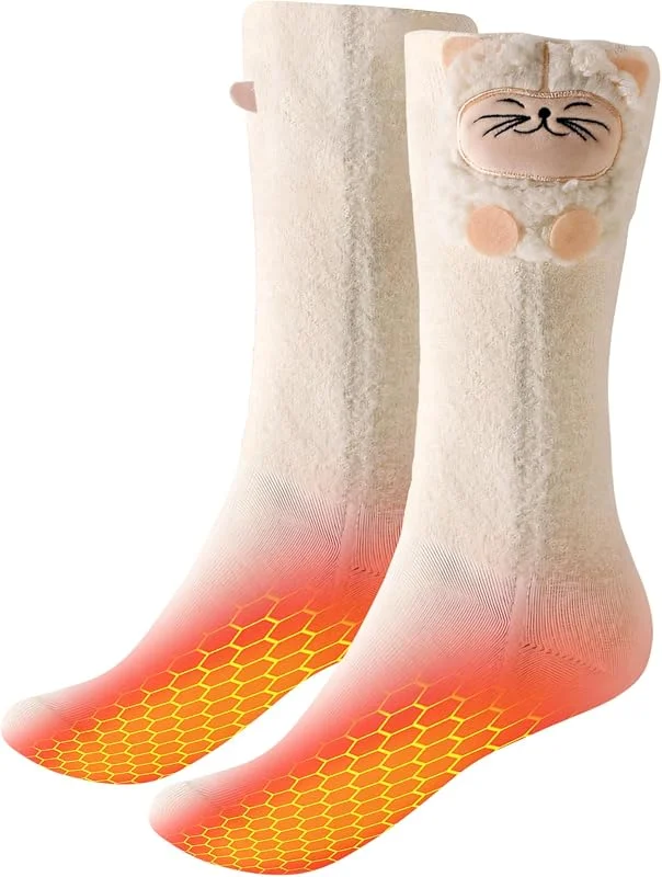 CYCYHEAT Beheizbare Socken Kinder mit 4000mAh Akku Jungen Mädchen — Heizkleidung