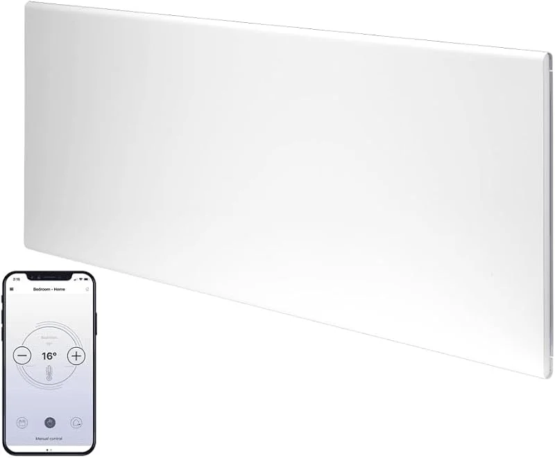 Adax Neo H WLAN Elektroheizkörper 1400 W, Wandkonvektor, App, Weiß — Heizung Warmepumpe