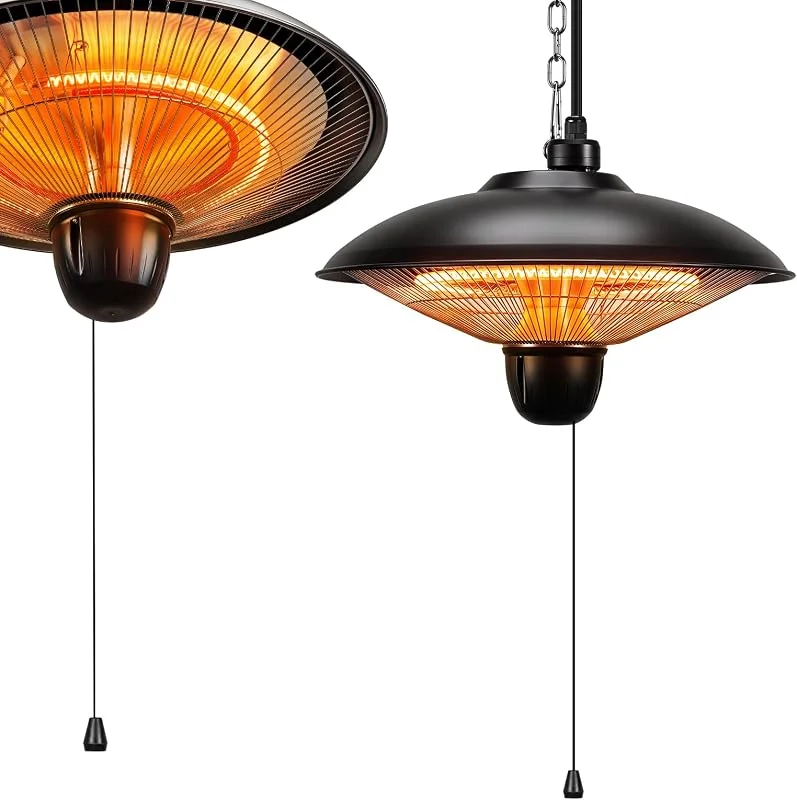 1800 W Heizstrahler Outdoor, Carbon-Heizröhre, 3 Heizstufen — Heizung Warmepumpe