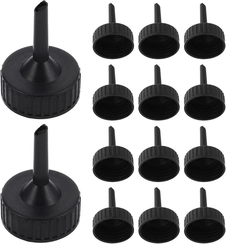 Yardwe 100 Stück Kleiner Trichter aus PVC Schwarz Leicht und Tragbar Präzises Befüllen Auslaufsicher gegen Verschütten für Sandkunst und Elektrische Wärmflaschen Handwärmer Zubehör — Heizung Warmepumpe