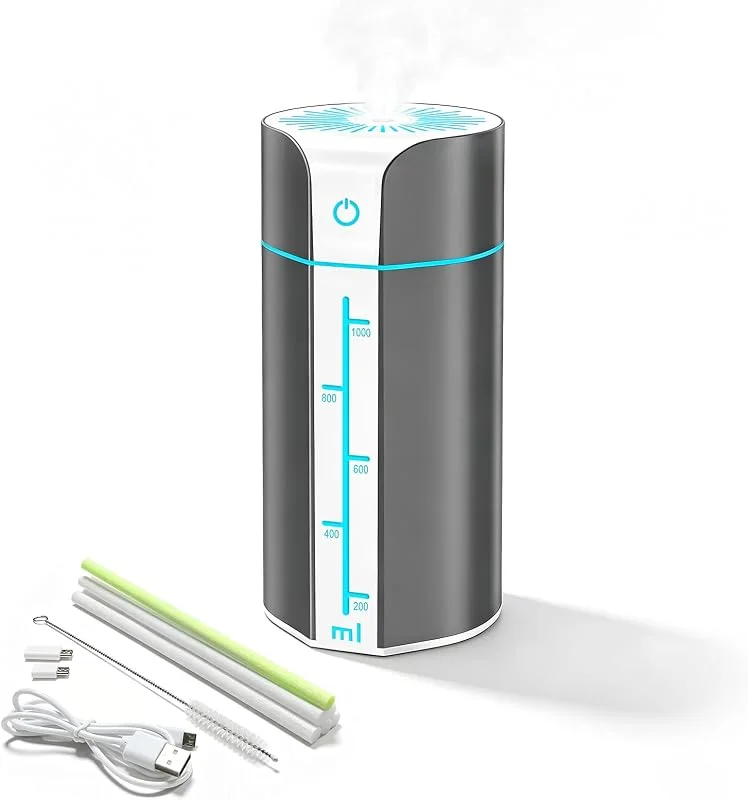 Cool Mist Luftbefeuchter, 1L Schlafzimmer Luftbefeuchter mit