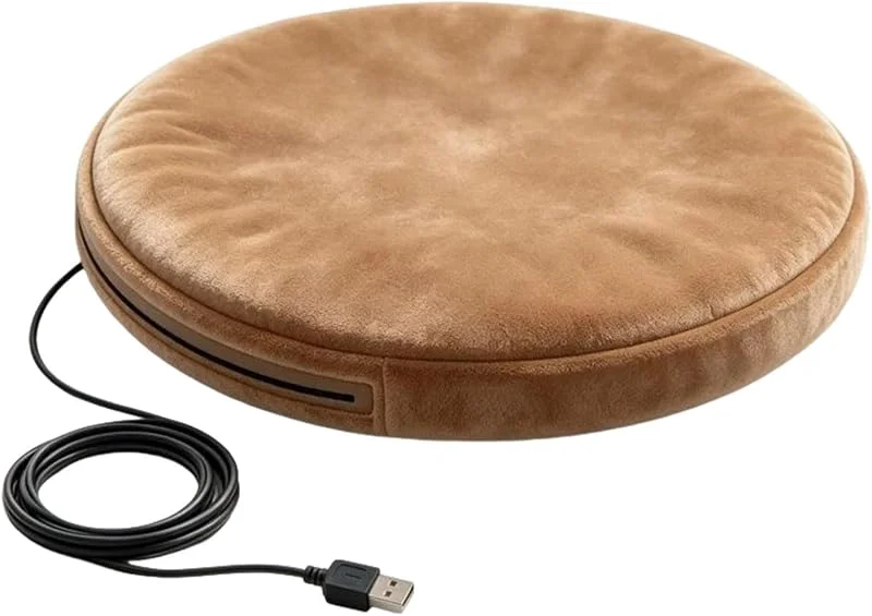 Heizmatte für Katzen Runde waschbare elektrische USB Haustier-Wintermatte — Heizung Warmepumpe