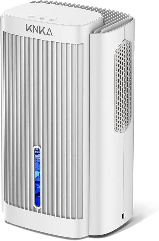KNKA Elektrischer Luftentfeuchter 1, 1 L, unter 28 dB, Schlafmodus, Weiß — Luftbefeuchter