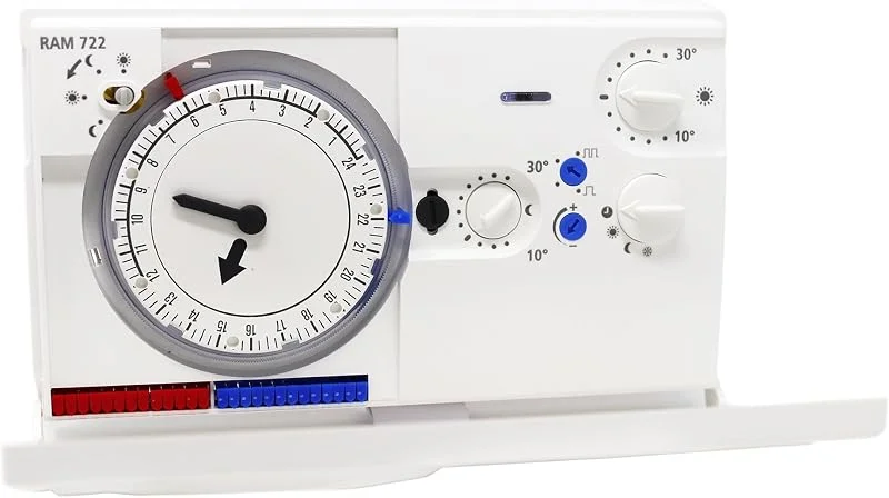 Theben 7220030 Ramses 722 analoges Uhrenthermostat Tages-, Wochenprogramm — Heizung Warmepumpe