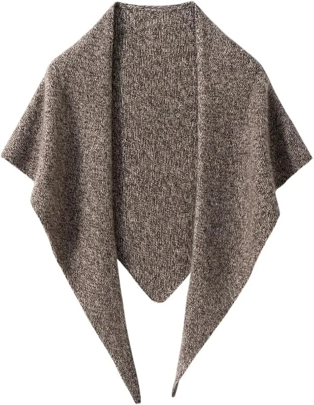 Schal Dickes Dreieckstuch, Cape aus 100% reinem Kaschmir for Damen, Herbst, Winter — Heizkleidung
