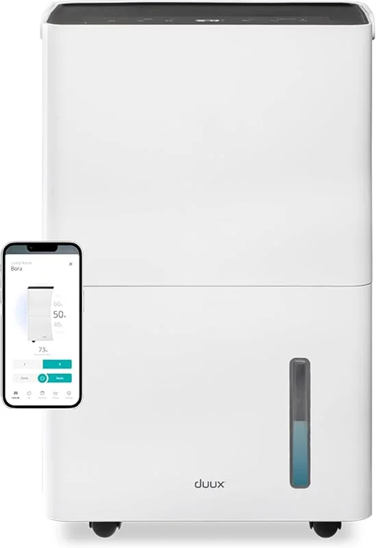 Duux Bora Smart Luftentfeuchter - 20L, 24h - Raumentfeuchter für jeden Raum bis 50 m² - Steuerbar mit App - Luftentfeuchter Keller mit Wäschetrocknungsmodus — Luftbefeuchter