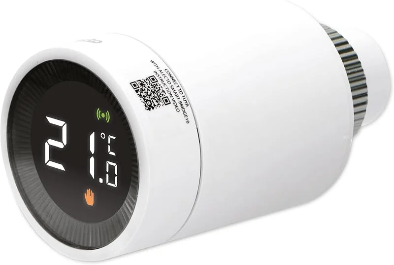 Alecto SMART-HEAT10 Smartes Heizkörperthermostat - smartes Zigbee Thermostat - benötigt Bridge, Gateway - Tuya - Smart Life App - weiß — Heizung Warmepumpe