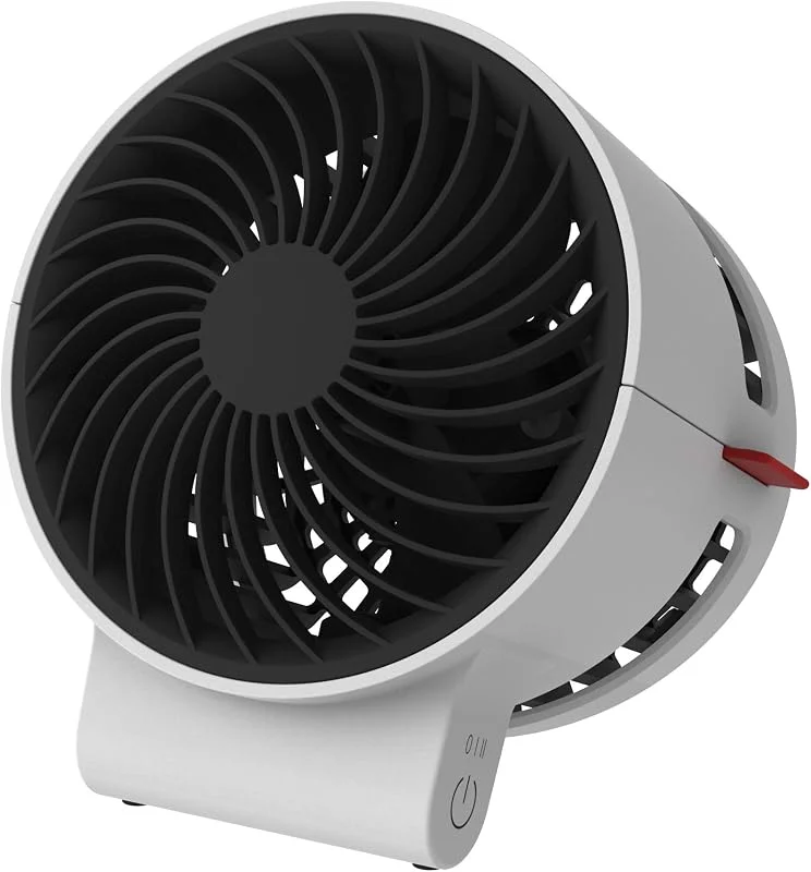 BONECO Ventilator F50 I Mini-Ventilator I 2 Leistungsstufen I USB-C Anschluss I Touch-Bedienfeld I sehr leise (weiß), Weiss — Luftbefeuchter