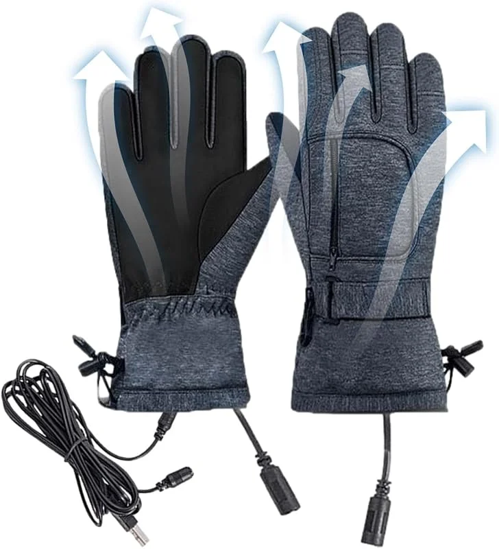 Genérico Beheizte Motorradhandschuhe, Elektrische Thermo-Handschuhe — Heizkleidung