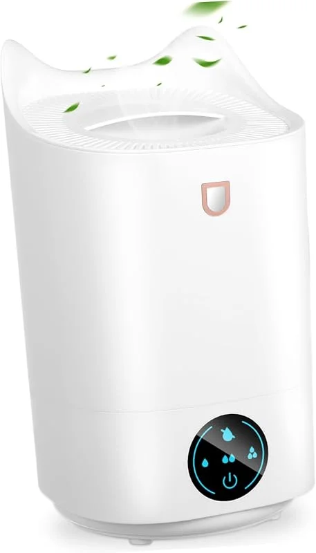Geräuscharmer Raumluftbefeuchter 3, 1l mit Touchscreen, Weiß