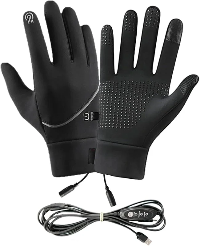 Beheizte Handschuhe für Herren, 3 Temperatureinstellungen, Fäustlinge — Heizkleidung