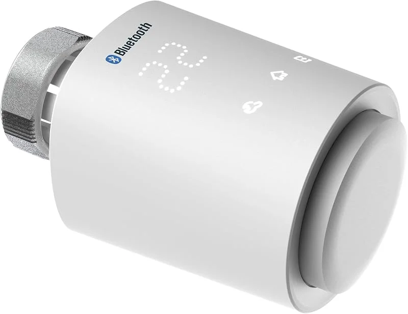 Heizkörperthermostat Bluetooth für eine smarte Temperatursteuerung per App – Heizungsthermostat mit Frostschutzautomatik, Urlaubsmodus & manuellem Betrieb – essentials Smart Home Solutions — Heizung Warmepumpe