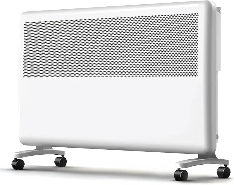 Elektroheizung 2000W Konvektor Heizung, Mobile Elektrische Heizung, Heizkörper 2in1 Wand-, Bodenmontage, TÜV geprüft, Elektroheizkörper für große Räume, Weiß — Heizung Warmepumpe