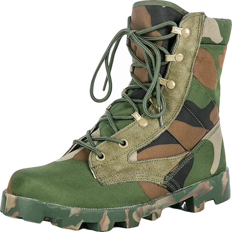 Herren Ultraleicht Atmungsaktiv Militär Stiefel Draussen Wüste Taktische Stiefeletten Kampfstiefel Armee-Patrouillenstiefel Schuhe der Sicherheitspolizei — Heizkleidung