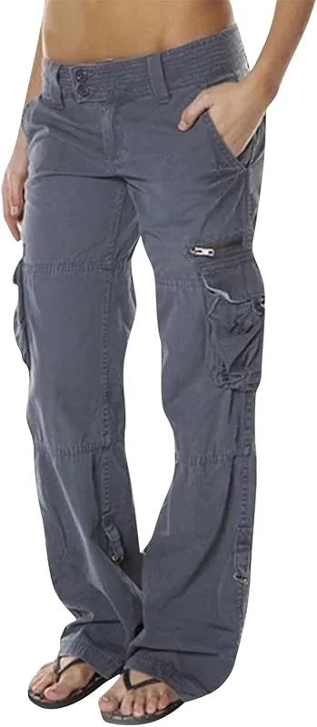 Damen Pant Lange Haremshose Luftig Strandhose Sommerhose Elegant Stretch-Hosen Leicht Freizeithose Loose Frauen Hose Bequeme Sporthose Jogginghose Yogahose — Heizkleidung