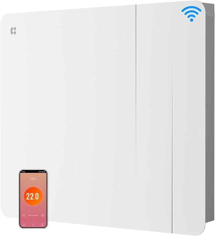 CIARRA CBHTD10A-W Elektroheizung Keramik 1000 W WLAN Wandheizung für 15 m² — Heizung Warmepumpe