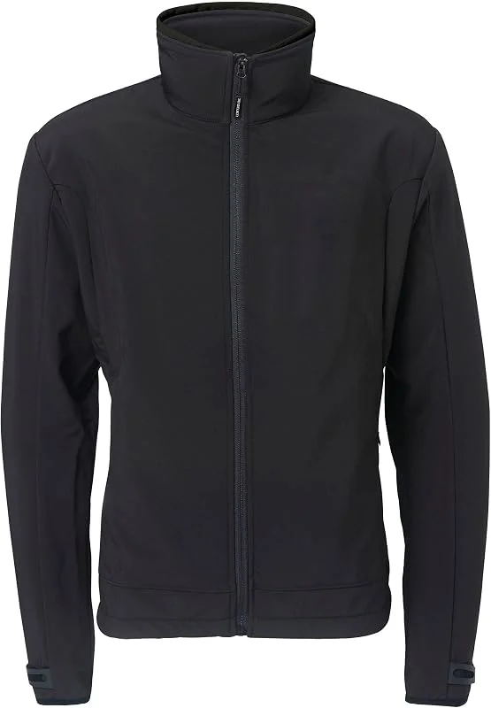 30seven, Beheizbare Softshell-Jacke für Herren, Gerader Schnitt, Fleece-Futter, Bis zu 5 h Kontinuierliche Wärme, Mit Super-Batterie, Schwarz, M — Heizkleidung