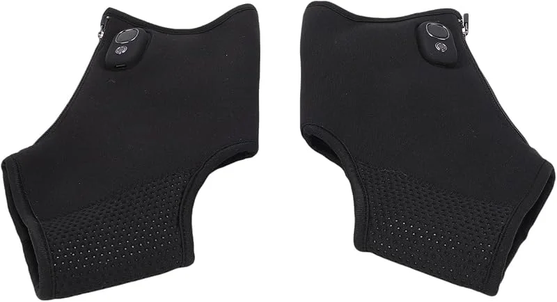 Beheizte Socken, über USB Wiederaufladbare Elektrische Heiz-Skisocken, Tragbarer Fußwärmer mit 5 Einstellbaren Temperaturstufen und Ergonomischem Design, Ideal für Wintercamping, Angeln & — Heizkleidung