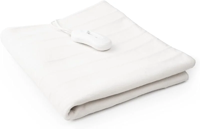 InnovaGoods Elektrisches Wärmeunterbett für Einzelbett Krewarm 60 W 80 x 150 cm Weiß — Heizung Warmepumpe
