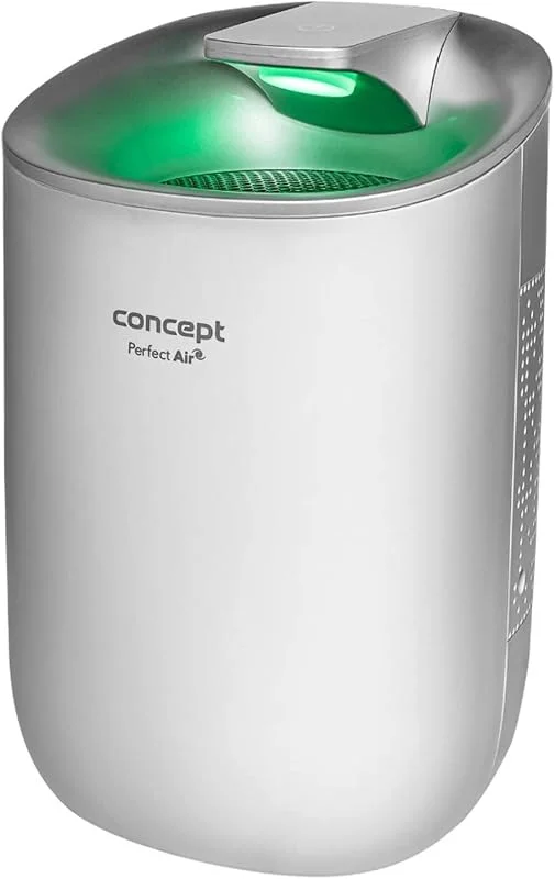 Concept Perfect Air OV1100 Luftentfeuchter Elektrischer Entfeuchter 600 ml Raumentfeuchter für Räume bis 15 m2 300 ml, Tag (Weiß) — Luftbefeuchter