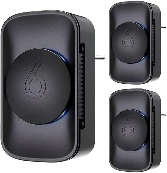 iDiskk Tragbarer Mini-Luftreiniger für Zuhause, Plug-in-Luftreiniger, geeignet für Schlafzimmer, Haustierzimmer, Badezimmer, Küchen und Schränke (3er Pack) — Luftbefeuchter