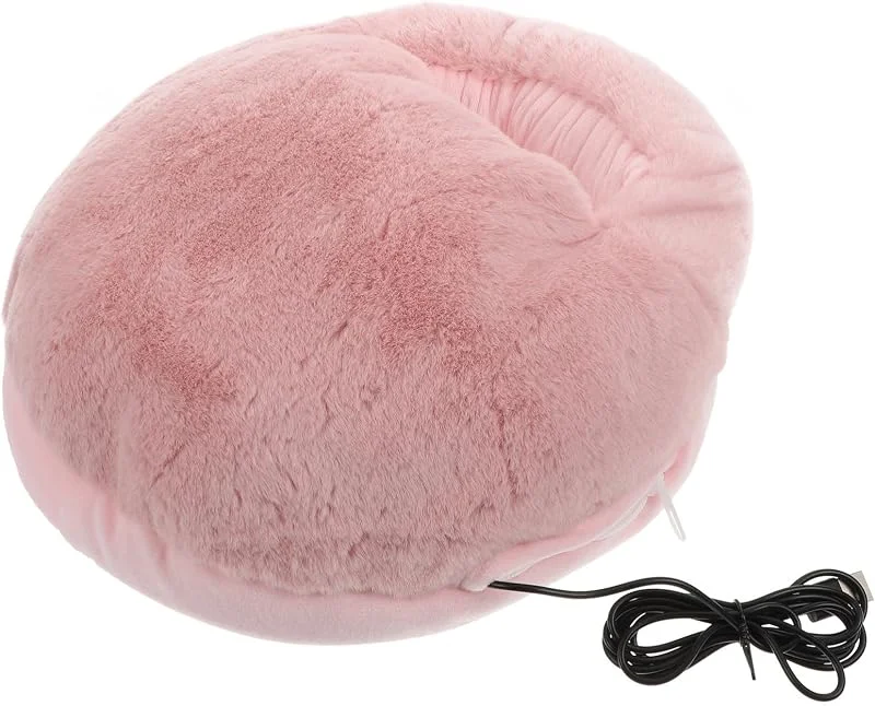 Elektrischer Fußwärmer mit USB Anschluss, Rosa, 1 Satz — Heizkleidung