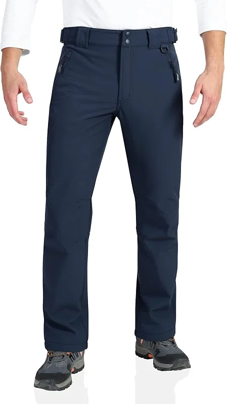 Outdoor Ventures Softshellhose Herren Wasserdicht Winter Skihose Thermohose — Heizkleidung