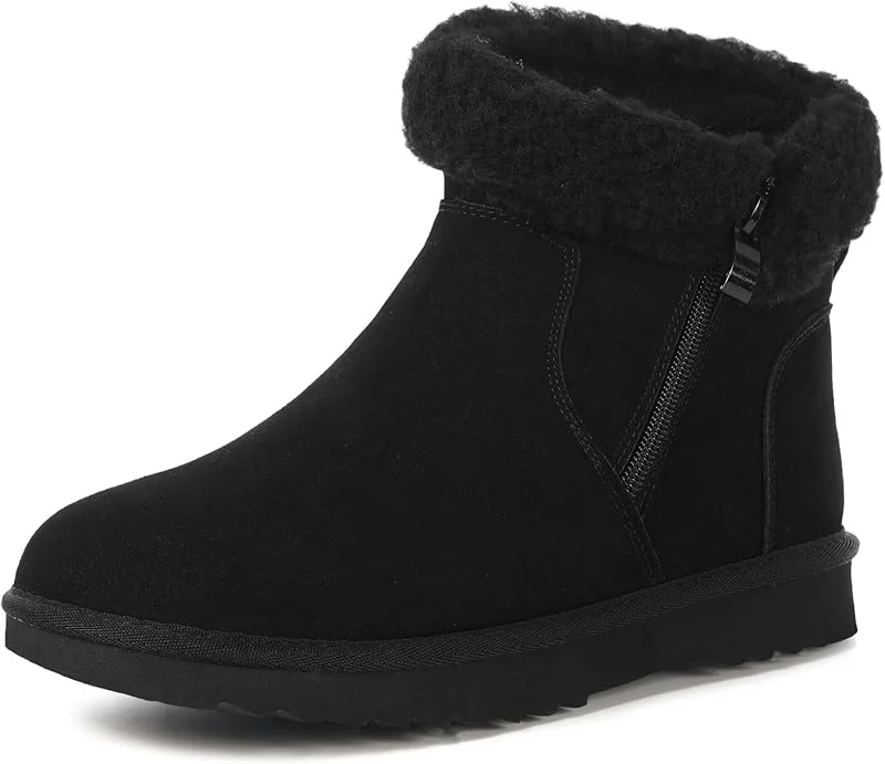 Hsyooes Winterstiefel Damen Winterschuhe Wärme Gefüttert — Heizkleidung