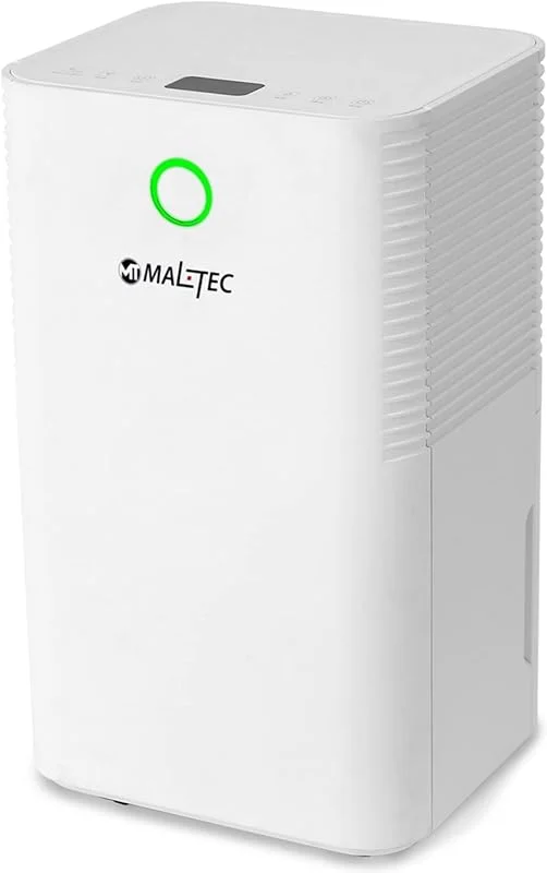 MalTec Luftentfeuchter 12L, Tag, Wäschetrocknungs und Schlaf modi, Bautrockner, Feuchtigkeitsabsorber, elektrischer Entfeuchter, Raumentfeuchter — Luftbefeuchter