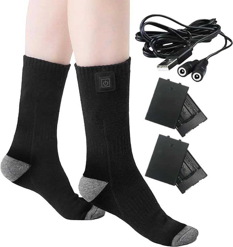 Batteriebeheizte Socken Fußwärmer Sportzubehör Warm Waschbar — Heizkleidung