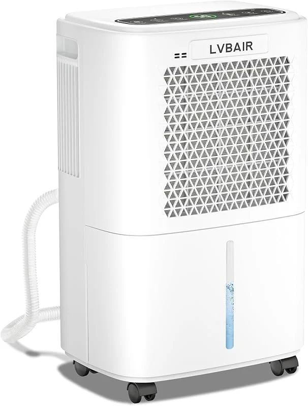Luftentfeuchter Elektrisch 12L, Tag für 25m², 122m³ – leistungsstarke Entfeuchtung, 2L Tank & Dauerentwässerung, leiser Betrieb, für Schlafzimmer, Keller, Wohnzimmer — Luftbefeuchter