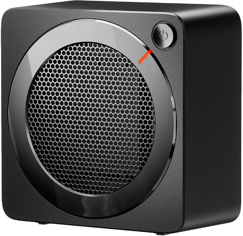Gaiatop Mini Heizlüfter Energiesparend 500W, PTC-Keramik Heizlüfter Klein — Heizung Warmepumpe