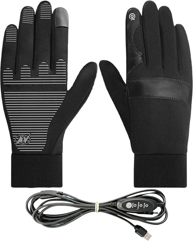 Beheizbare Handschuhe Einstellbare Temperatur rutschfeste Fäustlinge — Heizkleidung