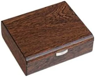 Humidor 25 Zigarrenbox aus Ironwood glänzend mit Hygrometer und Luftbefeuchter